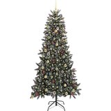 vidaXL Umestno božično drevo med 300 LED Zelena 129,5 x 129,5 x 240 cm | Shoptok.si