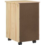  Mobilni ormar s kotačem Smeđa 34 x 39 x 56 cm Masivna borovina | Eponuda.com