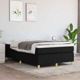  Box spring posteljni okvir črn 120x200 cm blago, (20738601) | Shoptok.si