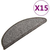  Tepisi za stepenice 15 kom antracit 65x21x4 cm | shoptok.hr