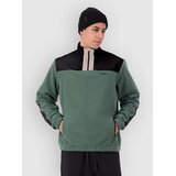 Mons Royale Pileup Wool 1/4 Half-Zip Pulover iz flisa burnt sage Cene