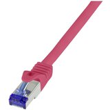 Logilink C6A114S RJ45 CAT 6a S/FTP 20.00 m rdeča 1 kos, (20416301) | Shoptok.si