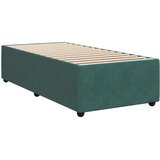 vidaXL box spring krevet s madracem tamnozeleni 90x200 cm baršunasti | shoptok.hr