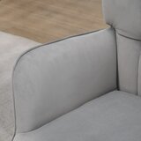  Fotelja na razvlačenje s otomanom do 120 kg fotelja s podnožjem set od 2 dijela siva | shoptok.hr