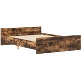  Okvir kreveta s uzglavljem i podnožjem boja hrasta 140 x 200 cm | shoptok.hr