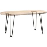  Noge s ukosnicama za stolić za kavu 4 kom. Crne 42 cm Puni čelik | shoptok.hr
