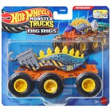 Mattel Hot Wheels Monster Trucks: Big Rigs šestkolesni Motosaurus vlečno vozilo 1/64 – | Shoptok.si