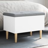  Klupa za pohranu bijela 62 x 42 x 46 cm od konstruiranog drva | shoptok.hr