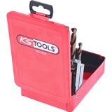 Ks Tools Komplet spiralnih svedrov HSS-G Co 5, trdna kaseta iz jeklene pločevine, 19 kosov, 1 - 10 mm | Shoptok.si
