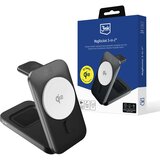 3mk MAGROCKET 3-V-1 BREZŽIČNI POLNILNIK 15W QI2 ZA IPHONE S POLNILNIKOM MAGSAFE, (5000347866) Cene