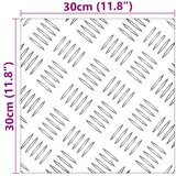 vidaXL Srebrna Aluminij 30 x 30 cm Stepenice Četvrtasti Industrijski | shoptok.hr