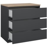 Tvilum Temno siva komoda 77x76x50 cm Naia – | Shoptok.si