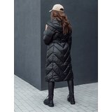 DStreet Women's winter quilted coat with hood CELESTIE black | shoptok.hr