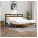 Za krevet od masivne borovine boja meda 200 x 200 cm | shoptok.hr