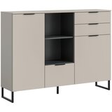 Livetastic VISOKA KOMODA, črna, kašmir | Shoptok.si