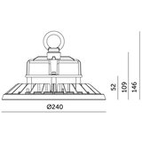  LED stropna industrijska svetiljka RIO PRO HIGHBAY LED/100W/230V 4000K IP65 | Eponuda.com