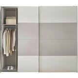 MID.YOU omara z drsnimi vrati, siva, bela | Shoptok.si