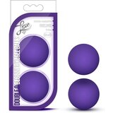 Luxe Purple Double O Kegel Balls Weighted 0.8 Ounce 330607