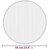  Okrugli tepih tamnosmeđi 60 cm bambus | Shoptok.si