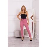 Kesi Wrinkled trousers navy pink Cene