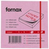 Fornax blok samolepljiv 75x75mm 80L neon-roze Cene