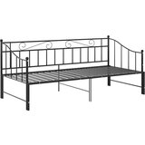  Izvlečni posteljni okvir črn iz kovine 90x200 cm, (20606504) | Shoptok.si