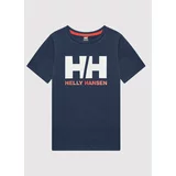 Helly Hansen Majica HH Logo 41709 Mornarsko modra Regular Fit