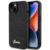 Gues maska za iPhone 15 plus disco script metal black ( GUHCP15MPMSDGSK )