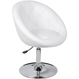  Barski stolac od umjetne kože bijeli | shoptok.hr