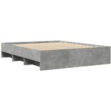  Okvir kreveta boja betona 150x200 cm od konstruiranog drva | Eponuda.ba