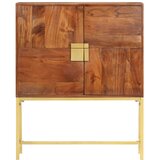  Visoka komoda od masivnog bagremovog drva 80 x 30 x 100 cm | shoptok.hr