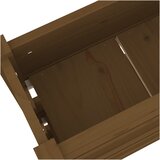  Sadilica smeđa boja meda 77 x 25 x 104,5 cm od masivne borovine | Eponuda.com