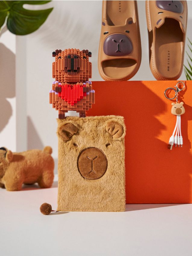 Sinsay Plišani notes s motivom kapibare | shoptok.hr
