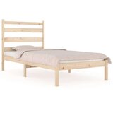  Posteljni okvir iz trdne borovine 100x200 cm, (20644547) | Shoptok.si