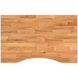 vidaXL Mizna plošča rjava 80x50x2,5 cm trdna hrastovina pravokotna | Shoptok.si