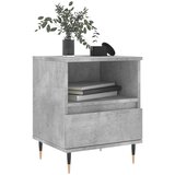  Noćni ormarići 2 kom boja betona 40x35x50 cm konstruirano drvo | shoptok.hr