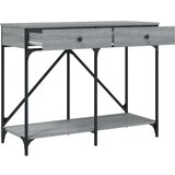  Konzolni stol siva boja hrasta 100x39x78 5 cm konstruirano drvo | shoptok.hr