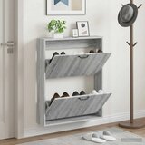  Ormar za cipele na zidu HAARLEM 71 x 17 x 86 cm Siva Sonoma - Siva Sonoma | shoptok.hr