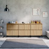  Komoda 3 kom boja hrasta sonome 60x35x70 cm konstruirano drvo | Eponuda.com