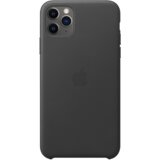 Apple Leather Case MX0E2ZM/A za iPhone 11 Pro Max - original črn Cene