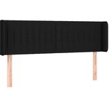  LED uzglavlje crno 147x16x78/88 cm od tkanine | shoptok.hr