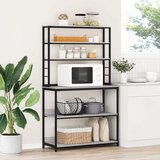 vidaXL Kuhinjska polica Siva Sonoma 100 x 40 x 168 cm Konstruiran les | Shoptok.si