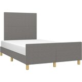  Za krevet s uzglavljem tamnosivi 120x200 cm od tkanine | shoptok.hr