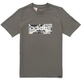 Adidas Majice s kratkimi rokavi Camo Linear Graphic T-Shirt Kids Siva Cene