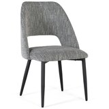 GINER Y COLOMER Komplet dveh sivih stolov iz blaga in kovine, (22147271) | Shoptok.si