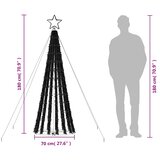  LED božićno drvce 275 LED hladno bijelo 180 cm | shoptok.hr