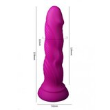 Argus dildo Dick ljubičasti silikonski