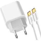 Oem Mayaxess, Omrežni polnilnik za iPhone 17 Air 20W z 1m USB-C kablom, Bela, (5000193235) | Shoptok.si