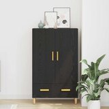  Highboard Crni hrast 70 x 31 x 115 cm Konstruirano drvo Slike