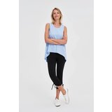 Marisse Asymmetrical Blue Top | ePonuda.com